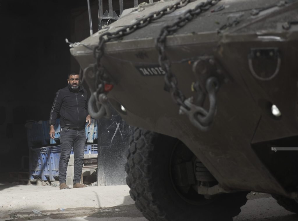 Israeli forces deploy armored vehicles in Tulkarm governorate