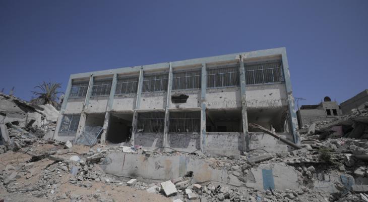 دمار هائل بمنشآت الأونروا في خان يونس جراء عدوان الاحتلال